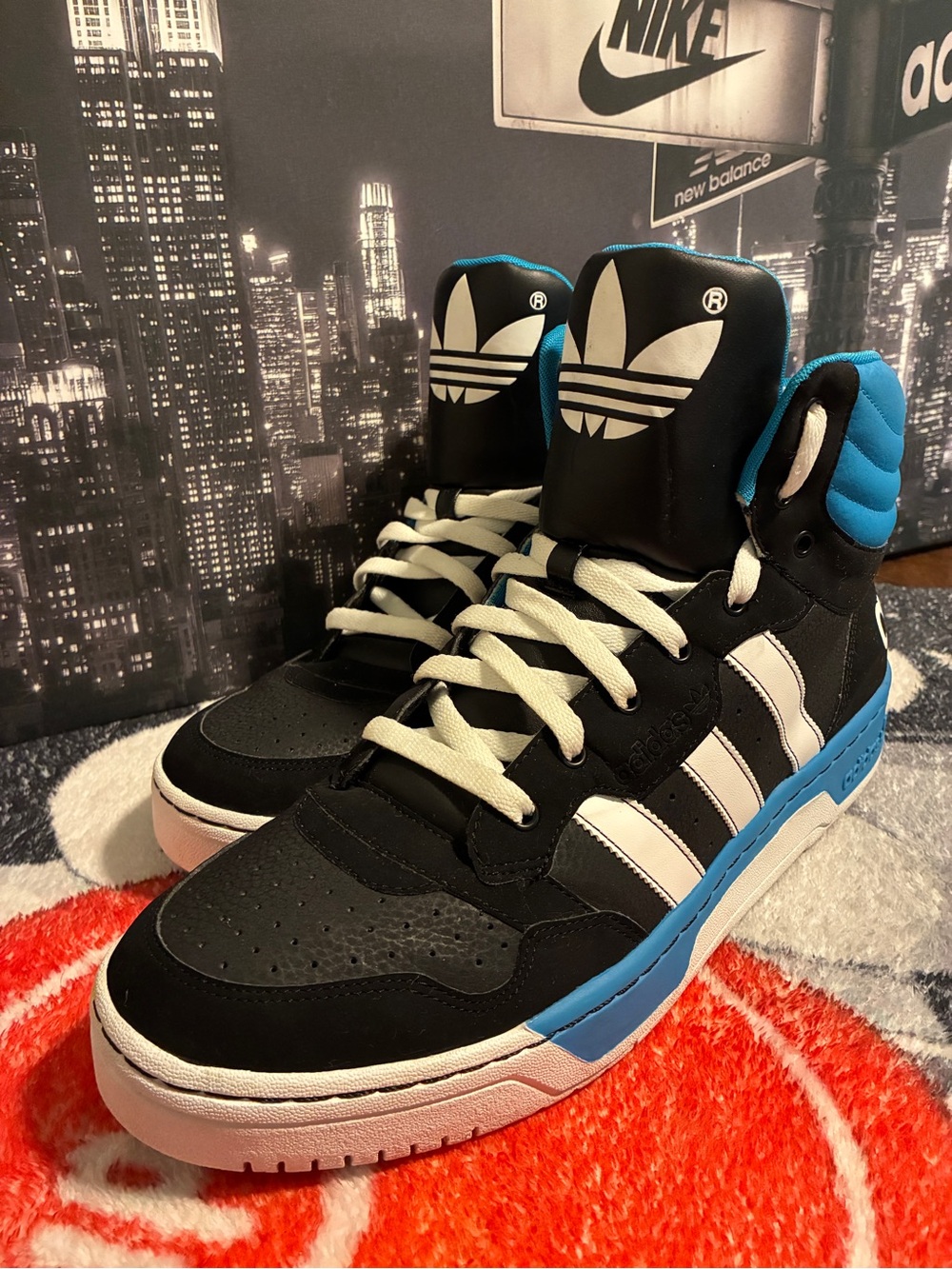 Adidas High Top UNC Color way